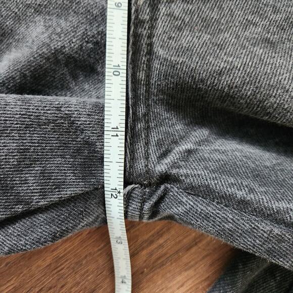 Free People We The Free Straight Leg Black Jeans 27 - Picture 7 of 8